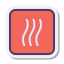 Heating icon graphic